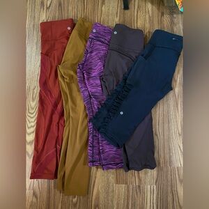 Lululemon leggings sports bra bundle size 6